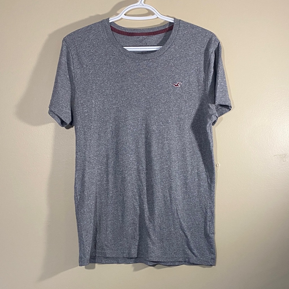 Hollister Heather Gray Short Sleeve Tee